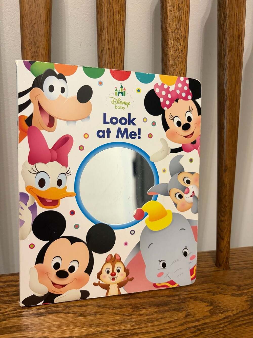 Disney Baby Look at Me! Mirrored Board Book by Marcy Kelman